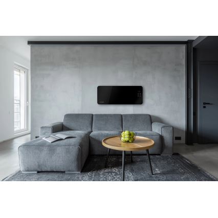 Concept KS4010 - Încălzitor/convector electric 1000/2000 W IP24, negru + telecomandă