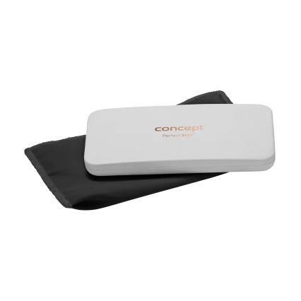 Concept KZ2010 - Oglindă cosmetică LED de buzunar PERFECT SKIN, 1,5 W/5 V, 4500-5500K, 300 mAh, albă