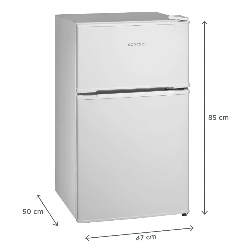 Concept LFT2047whN - Frigider cu congelator 87 l alb