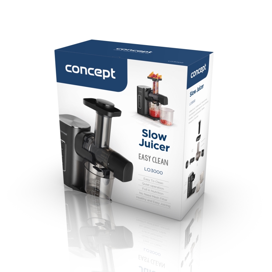 Concept LO3000 - Stoarcător cu melc EASY CLEAN 150W/230V