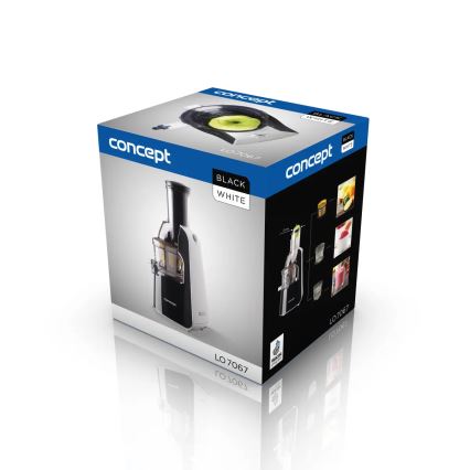Concept LO7067 - Stoarcător cu melc 3 în 1, 240W/230V, negru