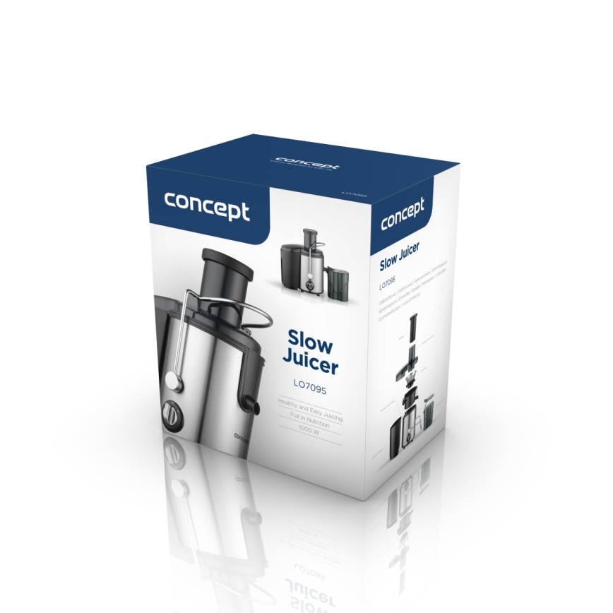 Concept LO7095 - Storcător centrifugal 1000W/230V negru/inox