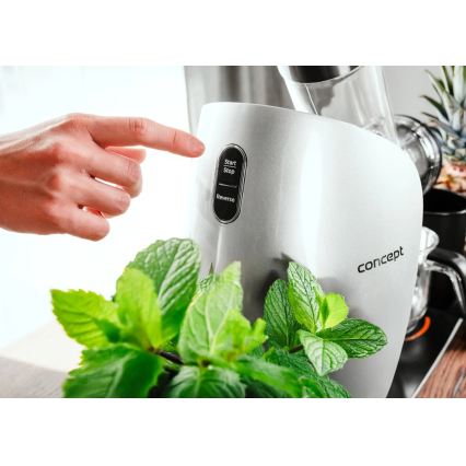 Concept LO7250 - storcător cu melc orizontal 200W/230V negru/inox