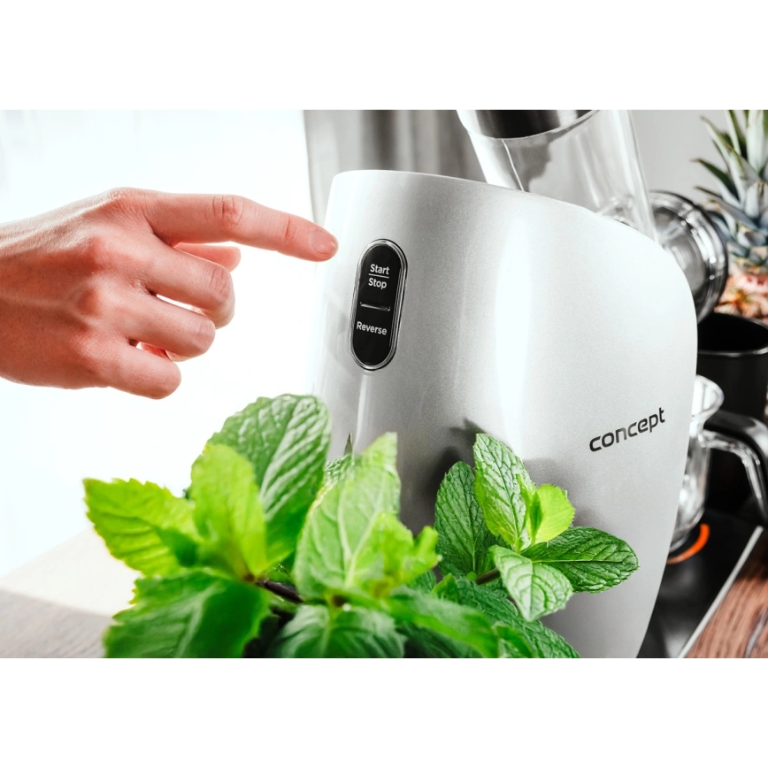 Concept LO7250 - storcător cu melc orizontal 200W/230V negru/inox