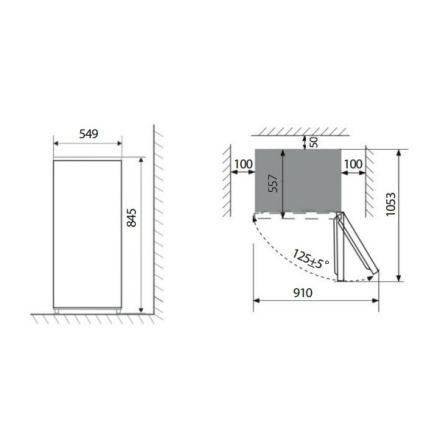 Concept MZ2355bc - Congelator cu sertare 85 l negru