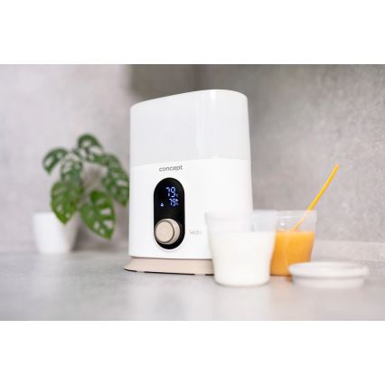 Concept OL4010 - Încălzitor pentru biberoane KIDO 3-în-1, 200W/230V, alb