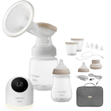 Concept OM4000 - Pompa electrică de sân 2 în 1 KIDO, albă