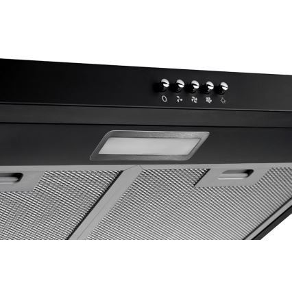 Concept OPP1260bc - Hotă sub-corp 59,5 cm neagră