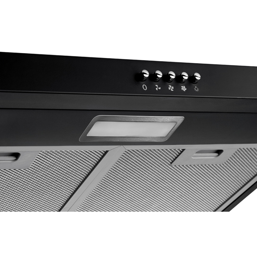 Concept OPP1260bc - Hotă sub-corp 59,5 cm neagră