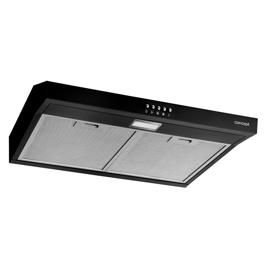 Concept OPP1260bc - Hotă sub-corp 59,5 cm neagră