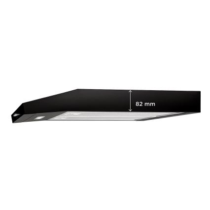Concept OPP1260bc - Hotă sub-corp 59,5 cm neagră