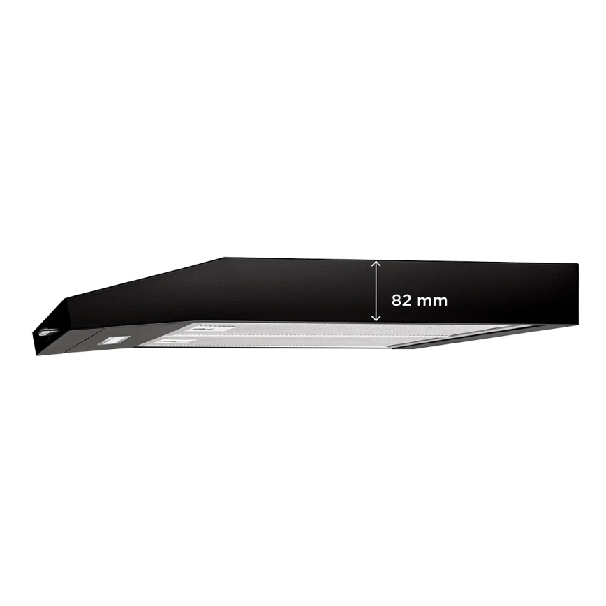 Concept OPP1260bc - Hotă sub-corp 59,5 cm neagră