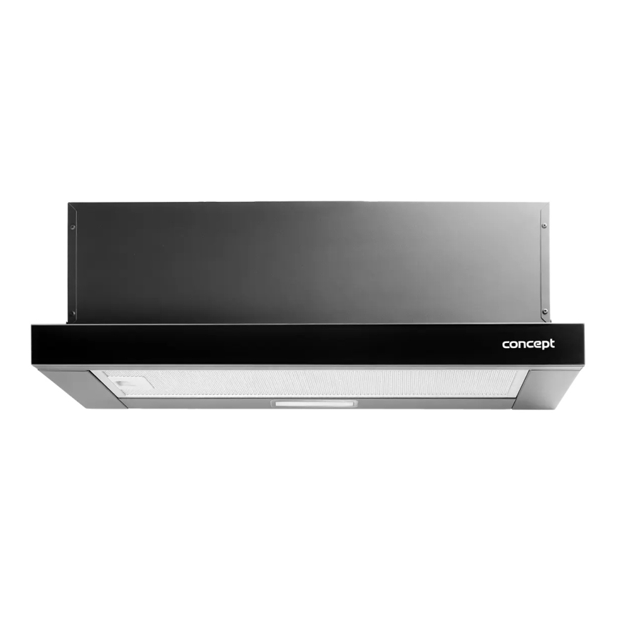 Concept OPV3560bc - Hotă telescopică 59,5 cm neagră