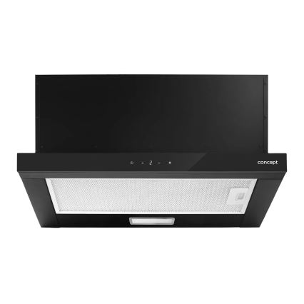 Concept OPV3860bc - Hotă telescopică 60 cm neagră