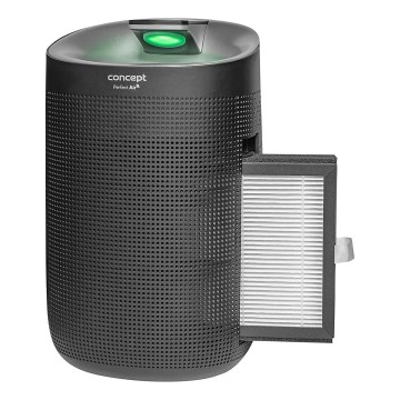 Concept OV1210 - Dezumidificator și purificator de aer PERFECT AIR, 1 l, 45W/230V, negru