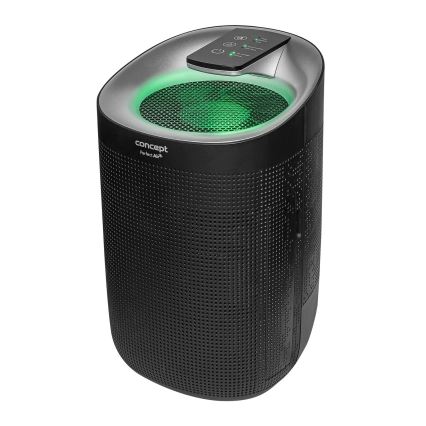 Concept OV1210 - Dezumidificator și purificator de aer PERFECT AIR, 1 l, 45W/230V, negru