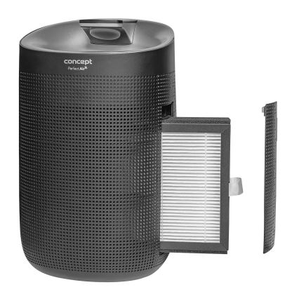 Concept OV1210 - Dezumidificator și purificator de aer PERFECT AIR, 1 l, 45W/230V, negru