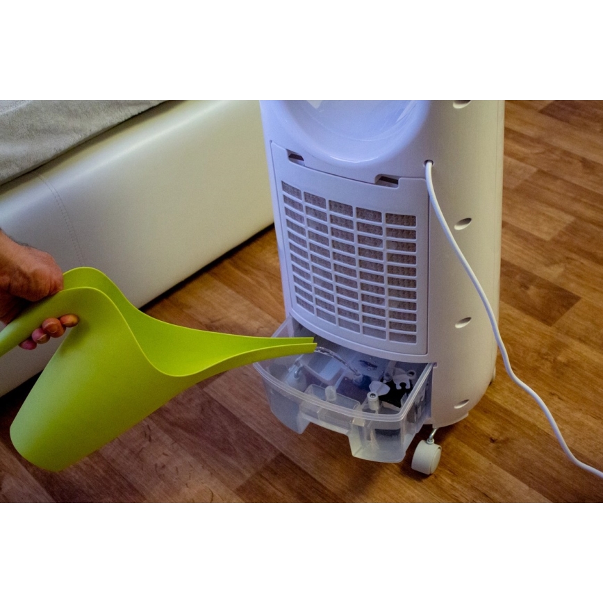 Concept OV5220 - Răcitor de aer portabil multifuncțional 4 în 1 5 l 80W/230V alb + telecomandă