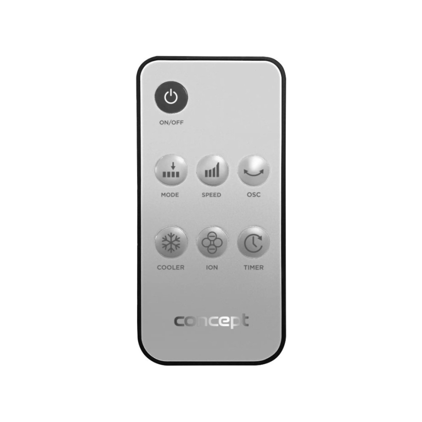 Concept OV5220 - Răcitor de aer portabil multifuncțional 4 în 1 5 l 80W/230V alb + telecomandă