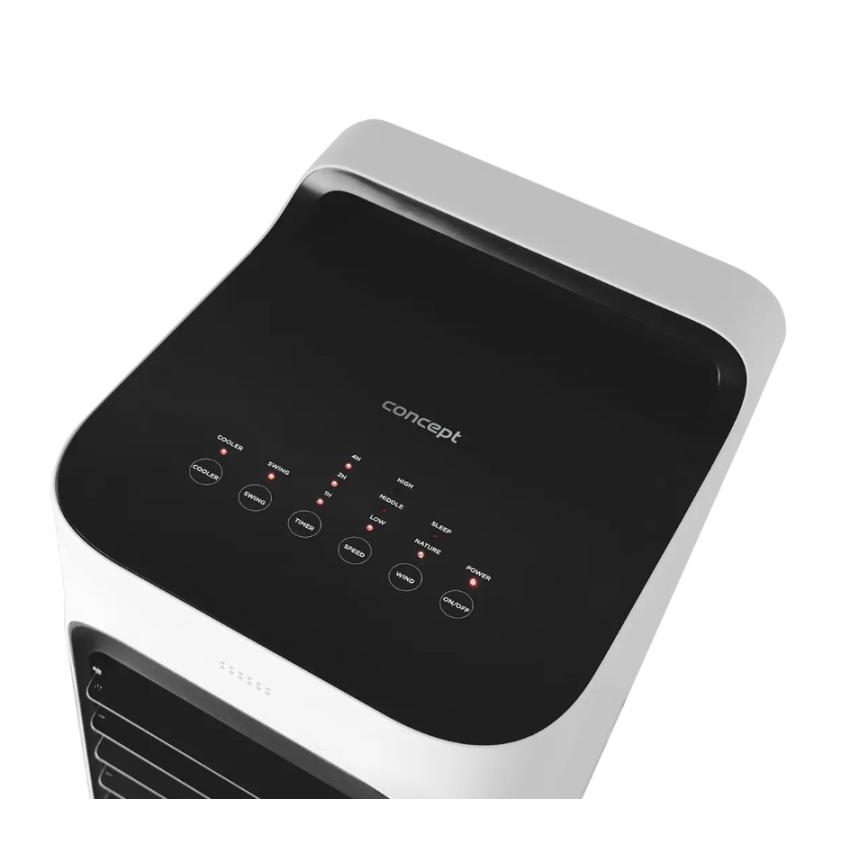 Concept OV5230 - Răcitor de aer portabil 2-în-1, 6 l, 80 W/230 V, alb + telecomandă