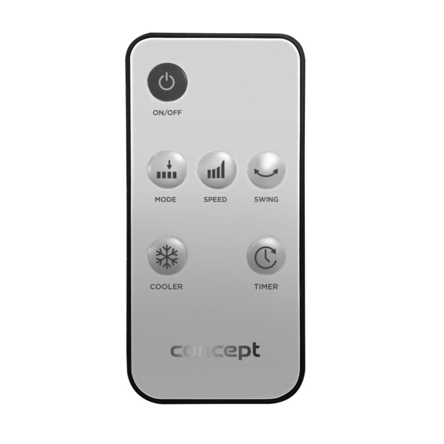 Concept OV5230 - Răcitor de aer portabil 2-în-1, 6 l, 80 W/230 V, alb + telecomandă