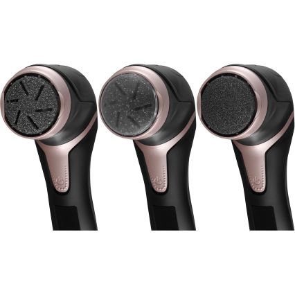 Pila electrică pentru călcâie Concept PN3020 PERFECT SKIN, 5V, 1200 mAh, IPX6, negru/roz auriu