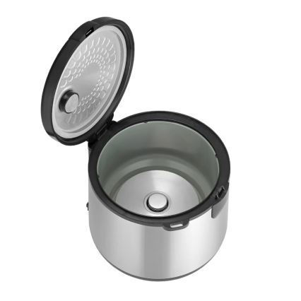 Concept RE2020 - Aparat pentru gătit orez 2 în 1, 650 W/230 V, 1,5 l, inox/negru