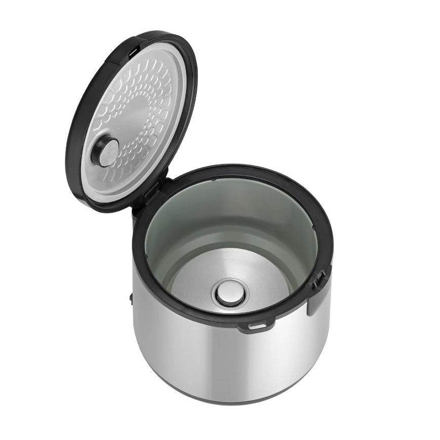Concept RE2020 - Aparat pentru gătit orez 2 în 1, 650 W/230 V, 1,5 l, inox/negru