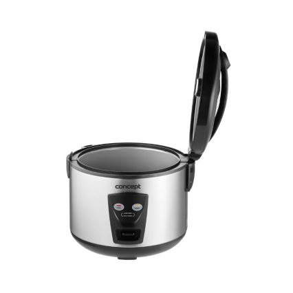 Concept RE2020 - Aparat pentru gătit orez 2 în 1, 650 W/230 V, 1,5 l, inox/negru