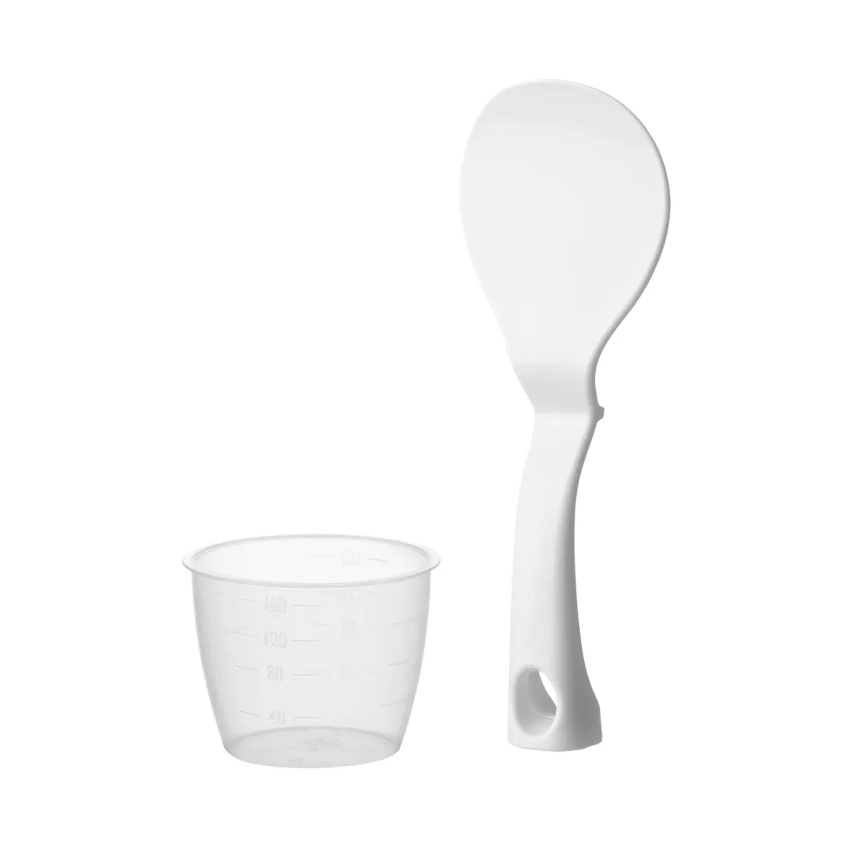 Concept RE3030 - Aparat digital pentru gătit orez 2 în 1 380W/230V 1,5 l alb/decor de lemn