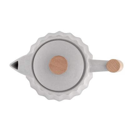 Concept RK0091 - Fierbător electric rapid 1,5 l 1500W/230V gri deschis/decor lemn/ceramică