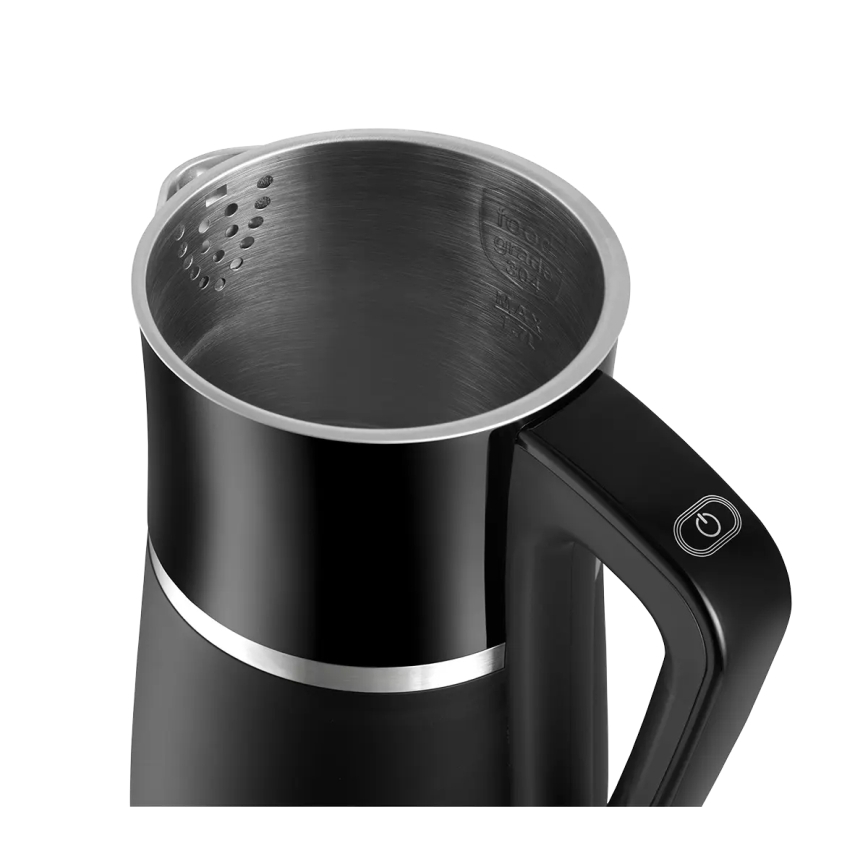 Concept RK3100 - Fierbător electric cu reglare a temperaturii, 1,7 l, 2200 W/230 V, negru