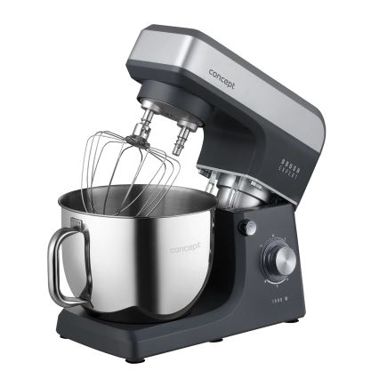 Robot de bucătărie planetar Concept RM6010 DOUGH EXPERT 1900W/230V antracit/inox