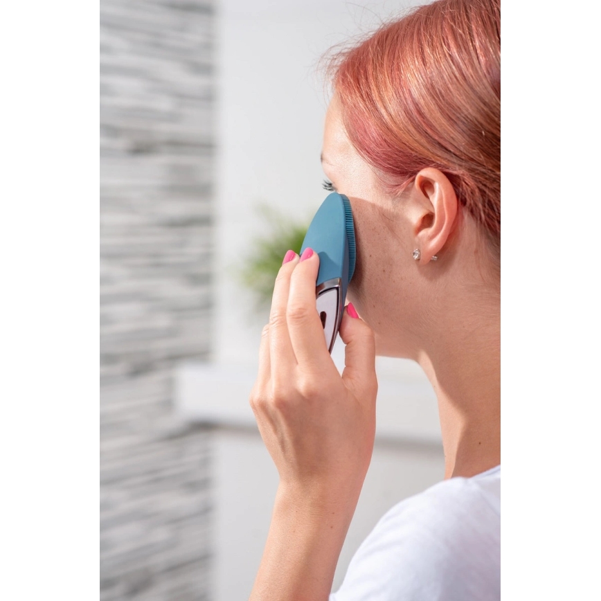 Concept SK9100 - Periuță de curățare facială SONIVIBE 2W/5V 250 mAh IPX7 albastru