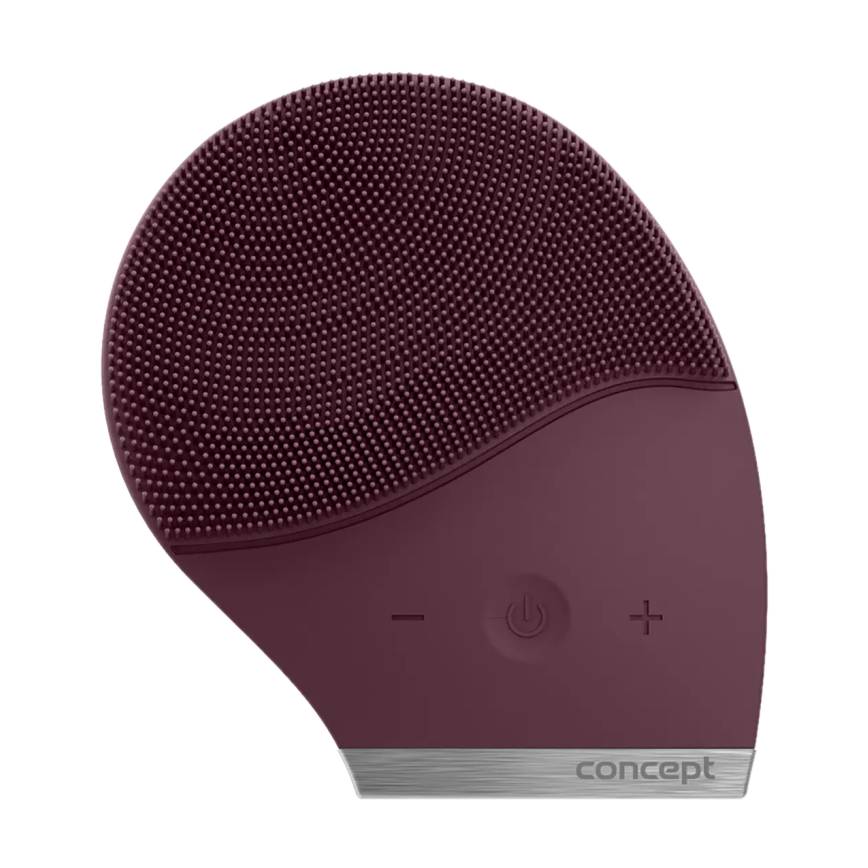 Concept SK9101 - Perie de curățare facială SONIVIBE, 2W/5V, 250 mAh, IPX7, roșie