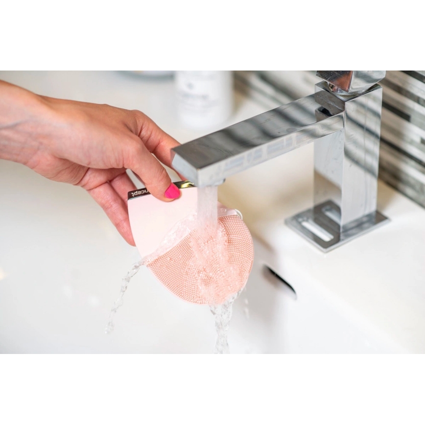 Concept SK9102 Periuță de curățare facială SONIVIBE, 2W/5V, 250 mAh, IPX7, roz