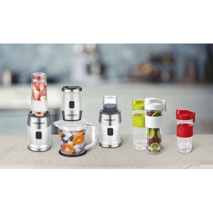 Concept SM3391 - Blender pentru smoothie cu accesorii, 700W/230V, alb
