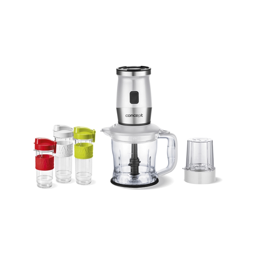 Concept SM3391 - Blender pentru smoothie cu accesorii, 700W/230V, alb