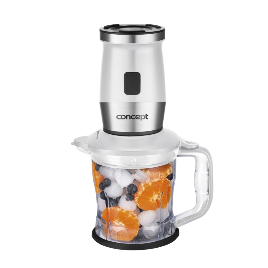 Concept SM3391 - Blender pentru smoothie cu accesorii, 700W/230V, alb