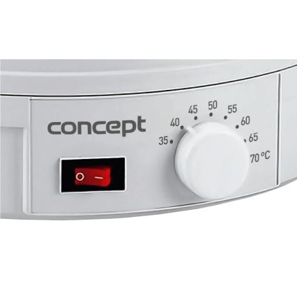Concept SO1020 - Deshidrator pentru alimente, 245 W/230 V, alb