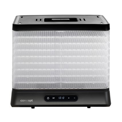 Concept SO2042 - Deshidrator de alimente 500W/230V negru + formă din silicon