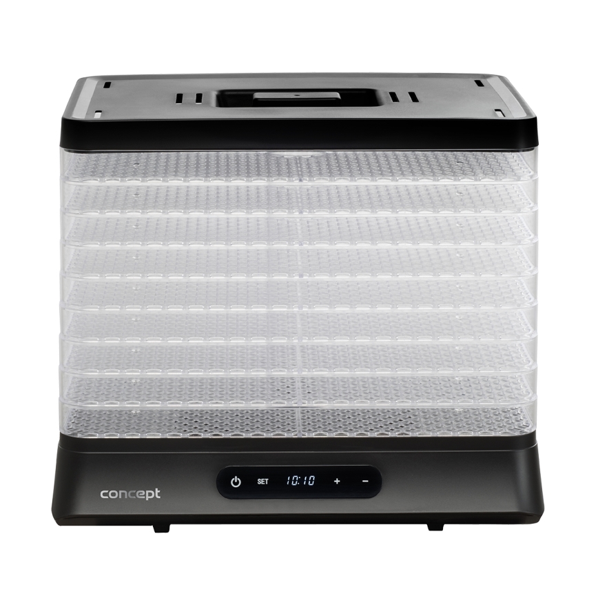 Concept SO2042 - Deshidrator de alimente 500W/230V negru + formă din silicon