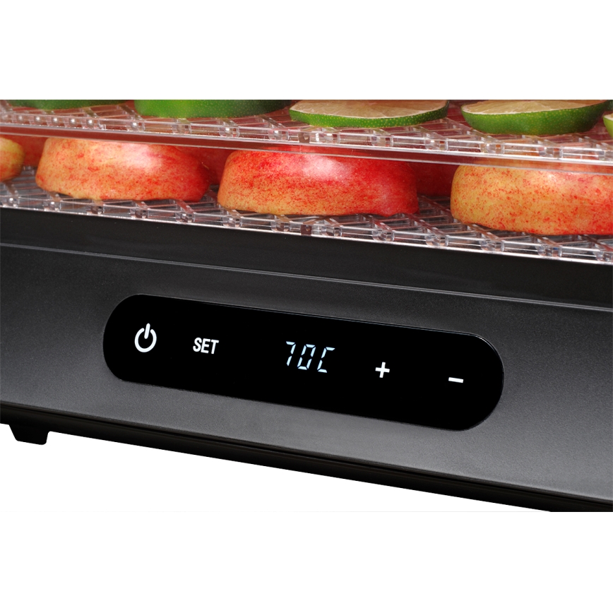 Concept SO2042 - Deshidrator de alimente 500W/230V negru + formă din silicon