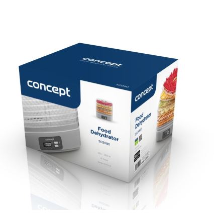 Concept SO2080 - Deshidrator de alimente 260W/230V alb