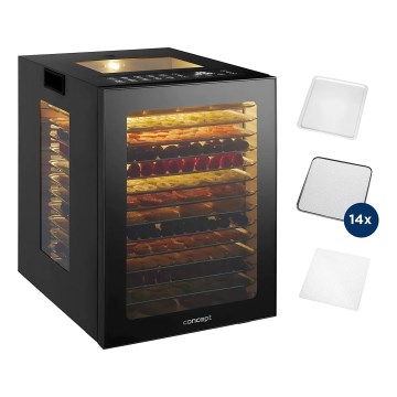 Concept SO5000 - Deshidrator de alimente, 850W/230V, negru