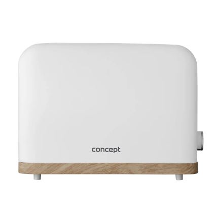 Concept TE2015 - Prăjitor de pâine, 2 fante, 930 W/230 V, alb