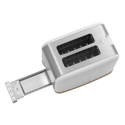 Concept TE2015 - Prăjitor de pâine, 2 fante, 930 W/230 V, alb