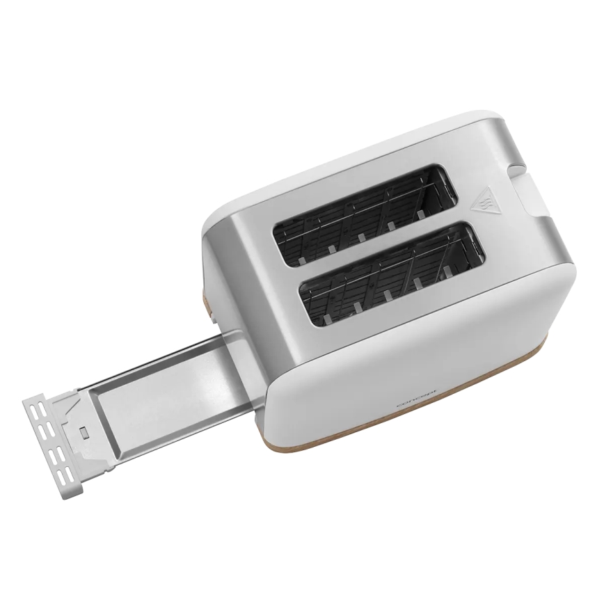 Concept TE2015 - Prăjitor de pâine, 2 fante, 930 W/230 V, alb