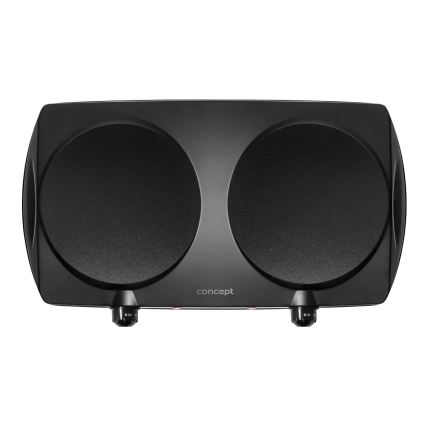 Concept VE3060 - Plită electrică dublă 2500W/230V, negru