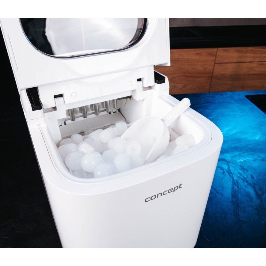 Concept VL1520 - Producător de gheață 150W/230V, Wi-Fi, alb